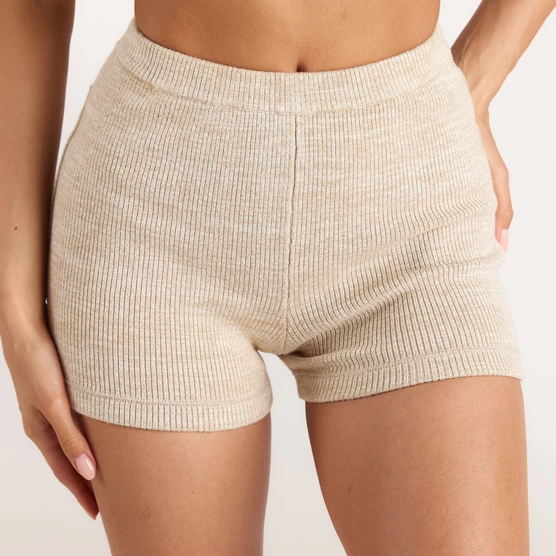Strickshorts - Hafermilch