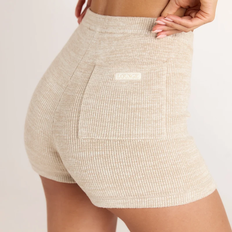 Strickshorts - Hafermilch
