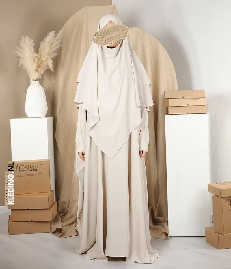 Double Diamond KHIMAR Jaz - Creme