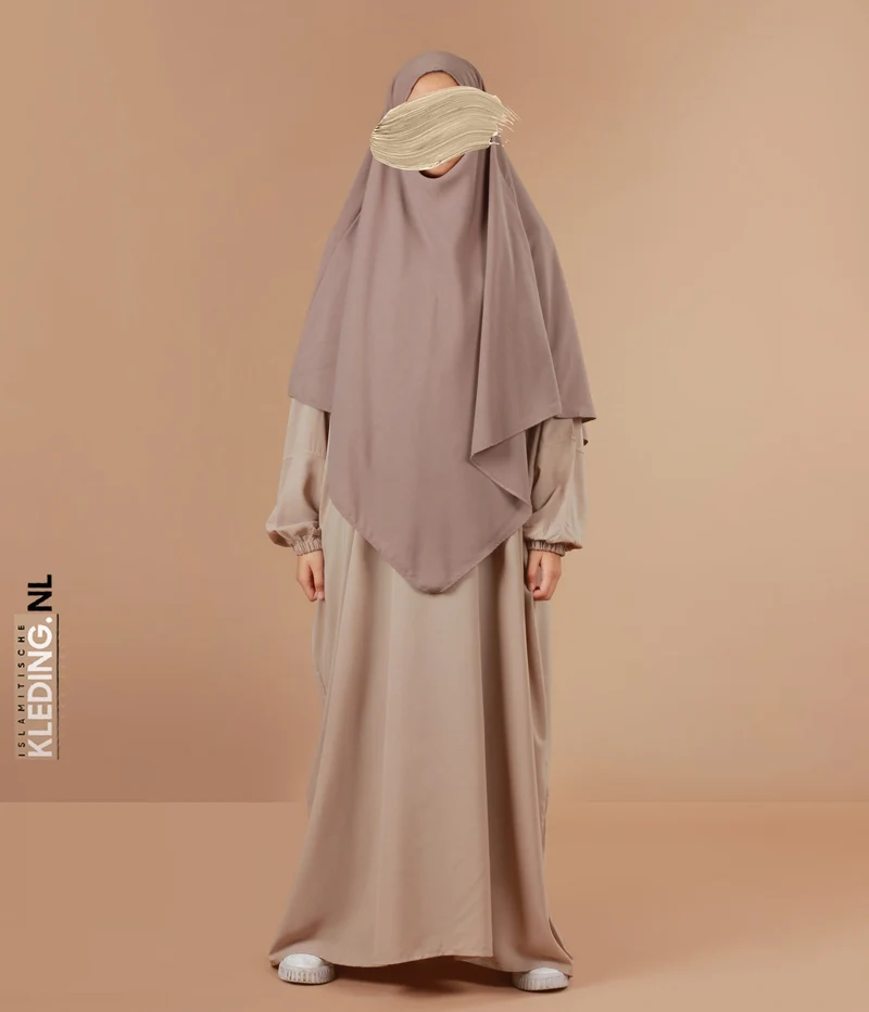 Dreieck Khimar - Taupe