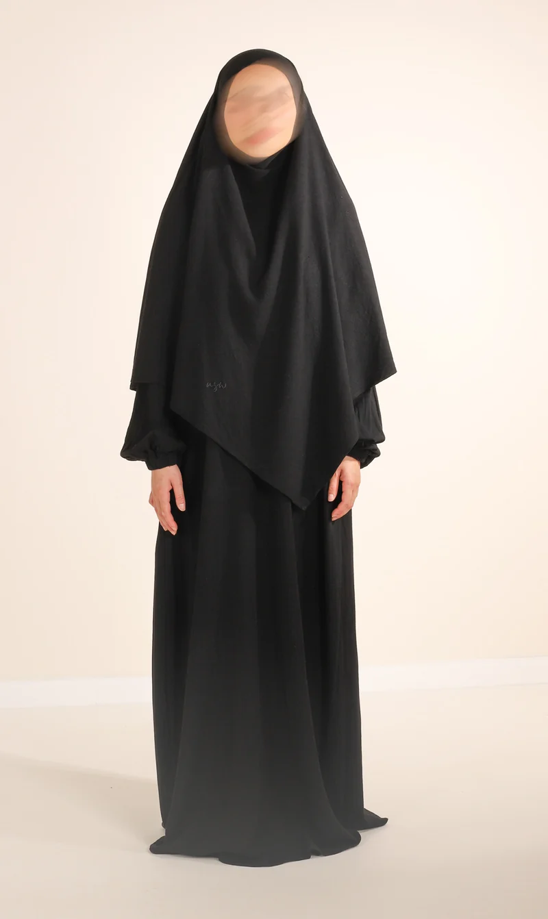 Diamond Khimar (Krawatte) Nila Leinen – Schwarz