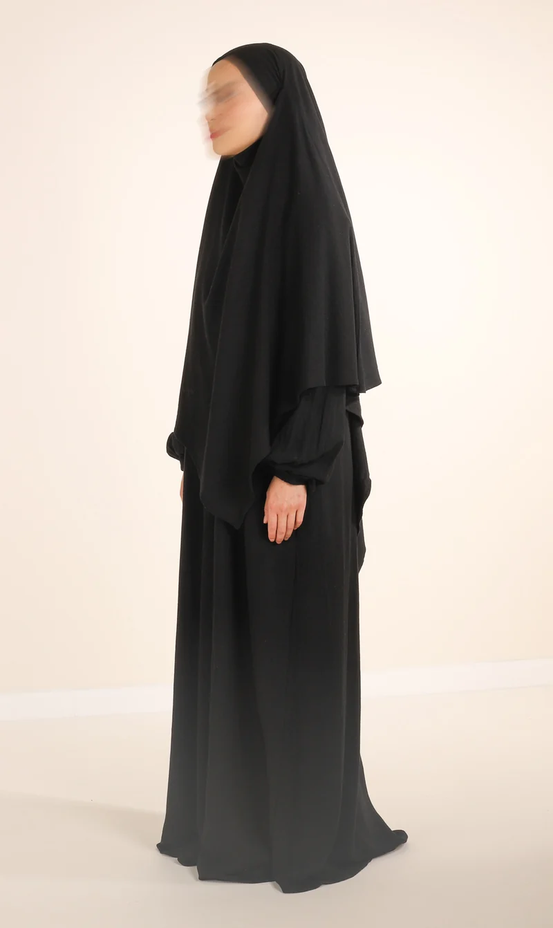 Diamond Khimar (Krawatte) Nila Leinen – Schwarz