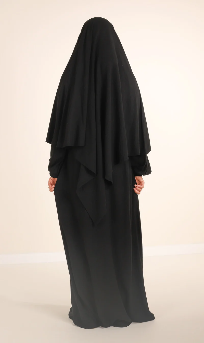 Diamond Khimar (Krawatte) Nila Leinen – Schwarz