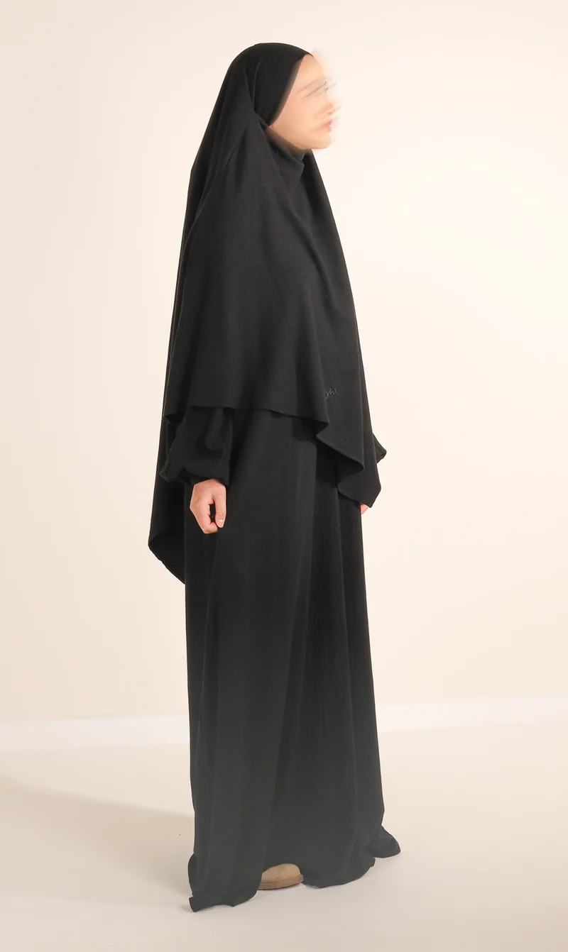 Diamond Khimar (Krawatte) Nila Leinen – Schwarz