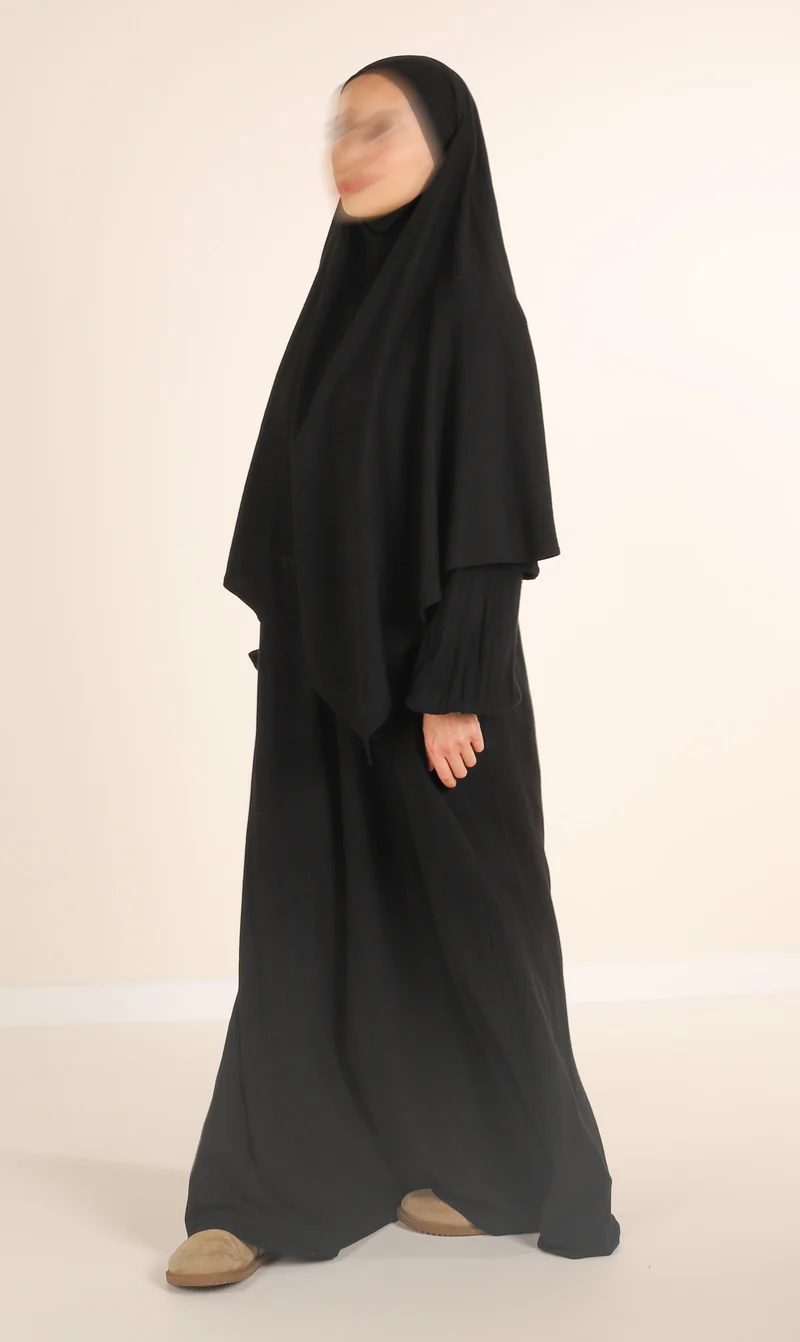 Diamond Khimar (Krawatte) Nila Leinen – Schwarz