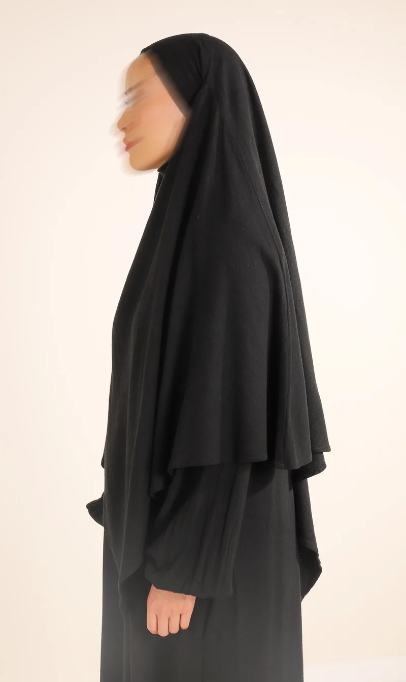 Diamond Khimar (Krawatte) Nila Leinen – Schwarz