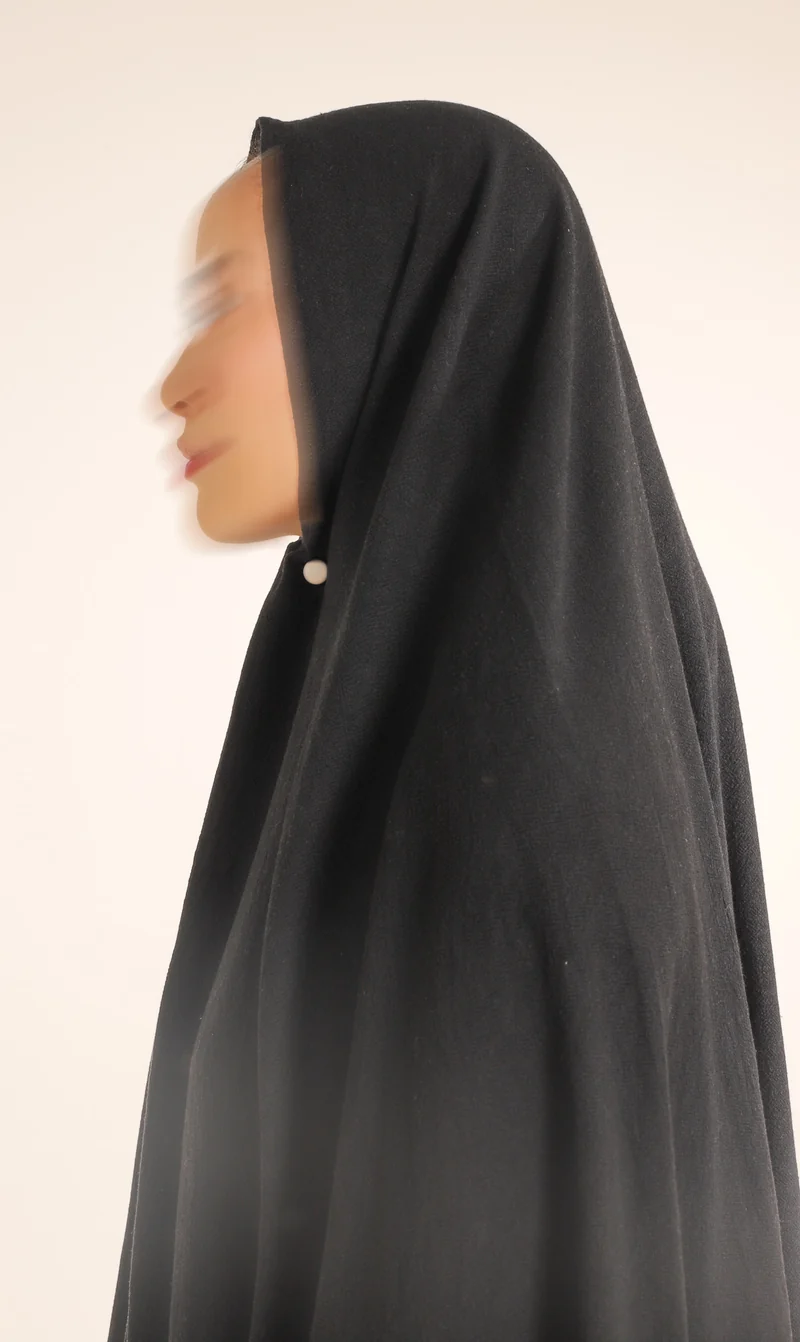 Diamond Khimar (Krawatte) Nila Leinen – Schwarz