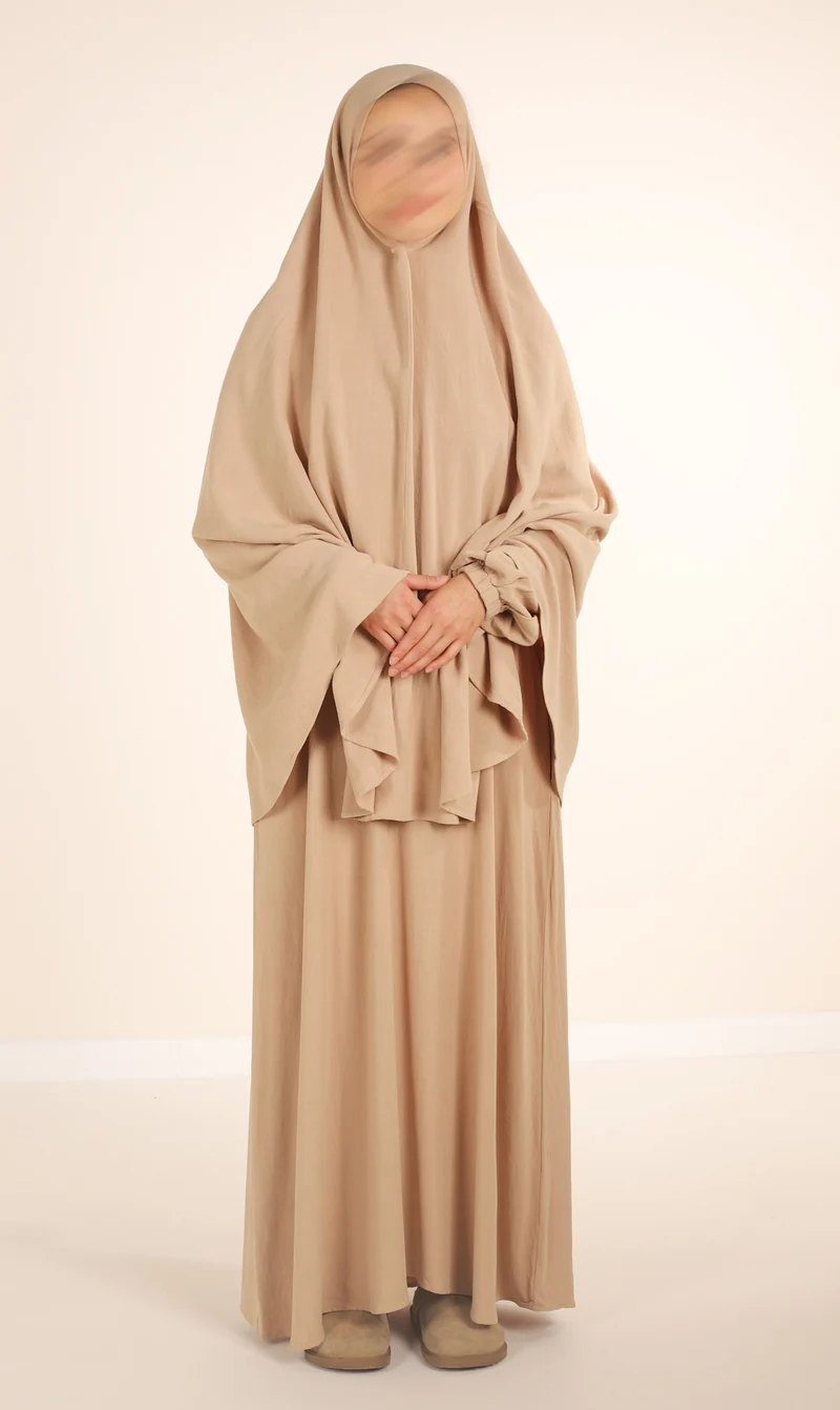 Diamond Khimar (Krawatte) Nila Linen – Taupe Desert