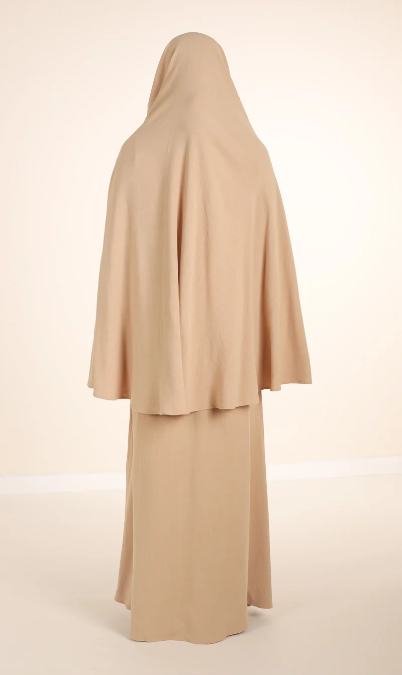 Diamond Khimar (Krawatte) Nila Linen – Taupe Desert
