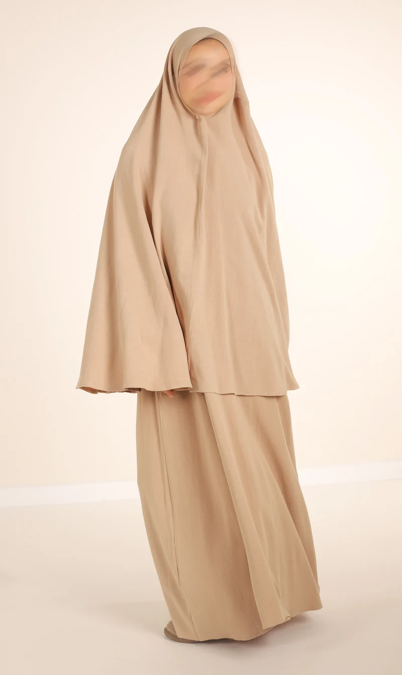 Diamond Khimar (Krawatte) Nila Linen – Taupe Desert