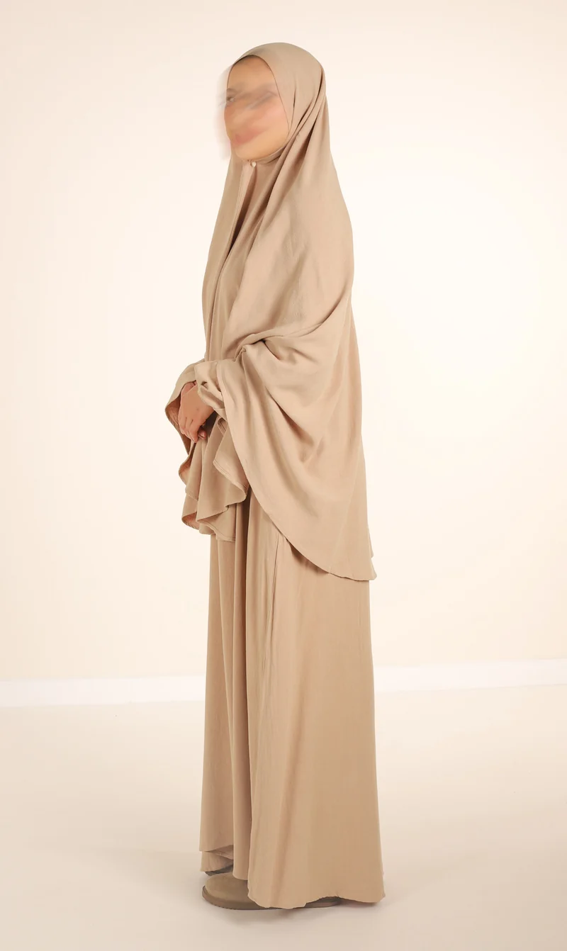 Diamond Khimar (Krawatte) Nila Linen – Taupe Desert