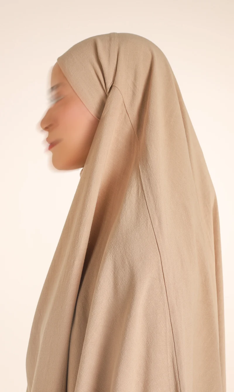 Diamond Khimar (Krawatte) Nila Linen – Taupe Desert