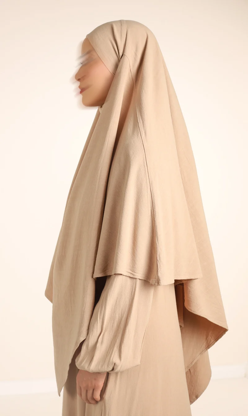 Diamond Khimar (Krawatte) Nila Linen – Taupe Desert