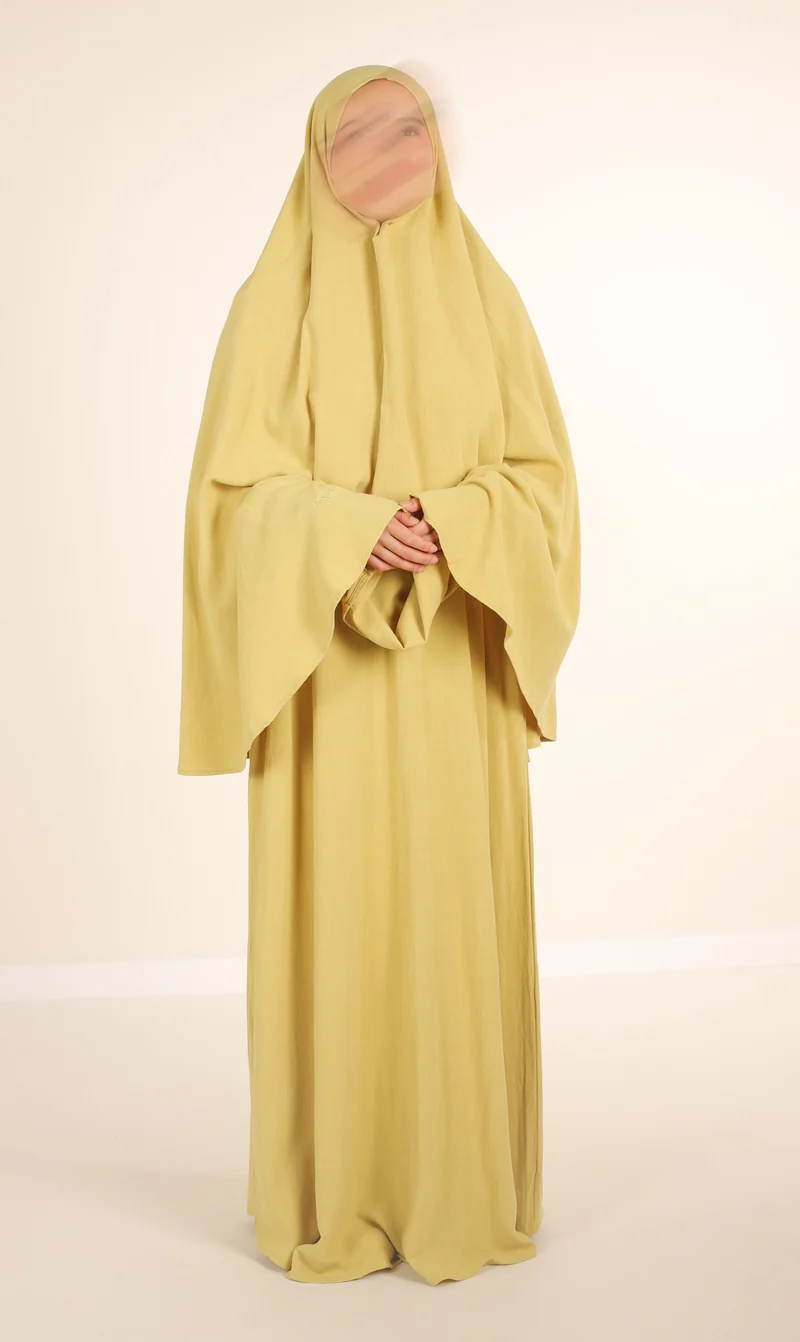 Diamond Khimar (Krawatte) Nila Leinen – Pistazie