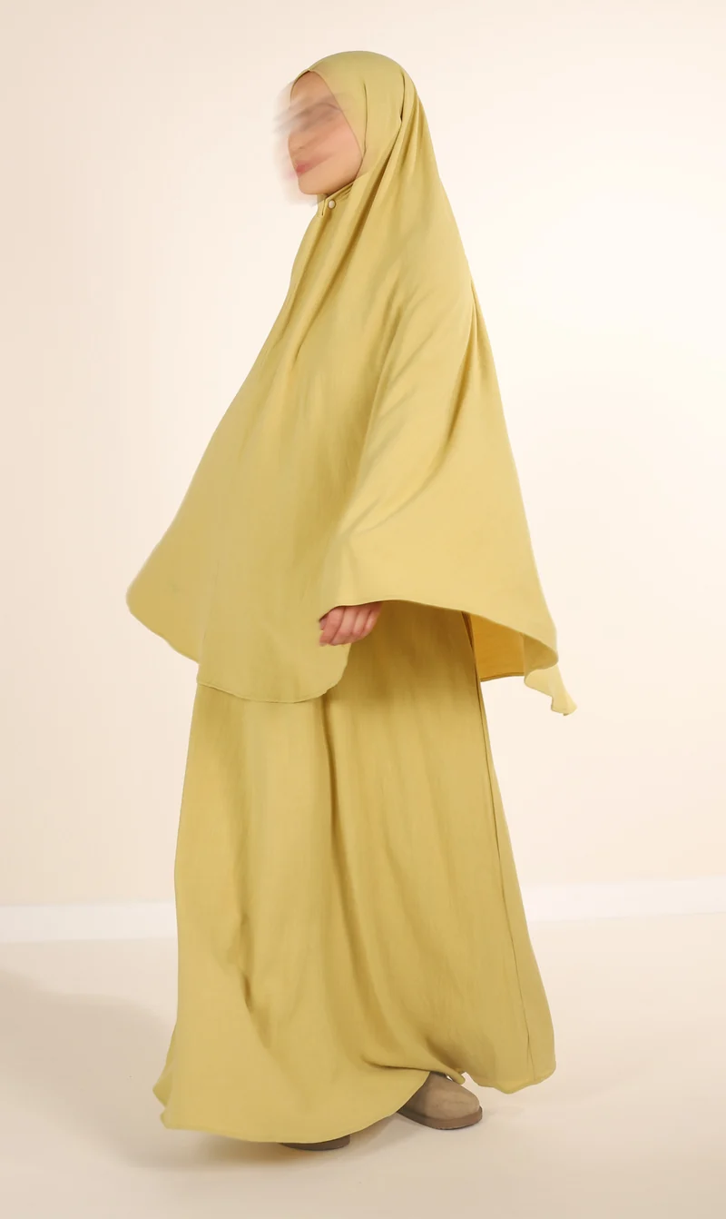 Diamond Khimar (Krawatte) Nila Leinen – Pistazie