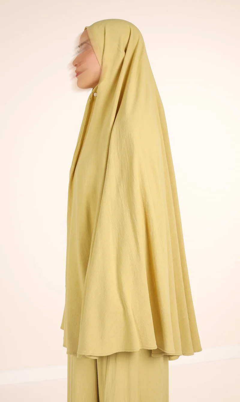 Diamond Khimar (Krawatte) Nila Leinen – Pistazie
