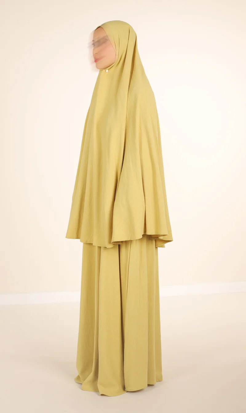 Diamond Khimar (Krawatte) Nila Leinen – Pistazie