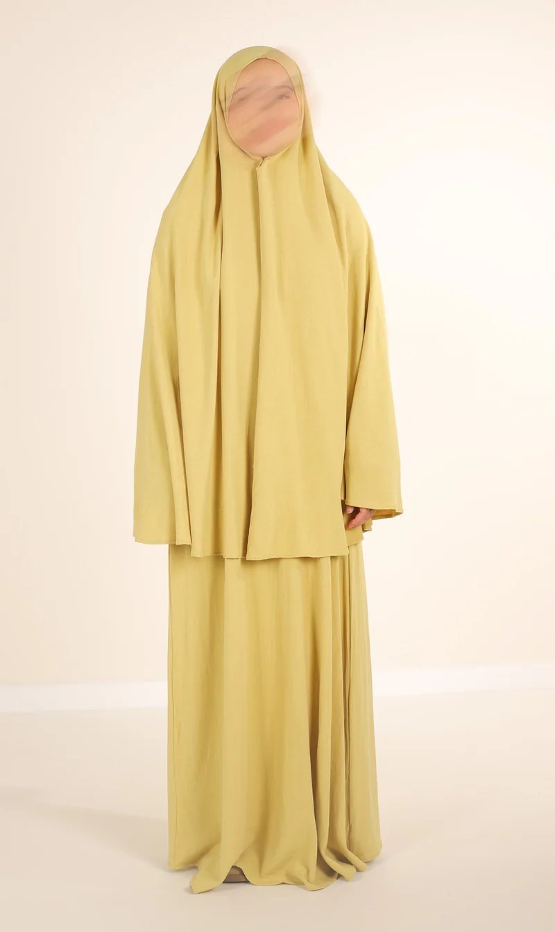 Diamond Khimar (Krawatte) Nila Leinen – Pistazie