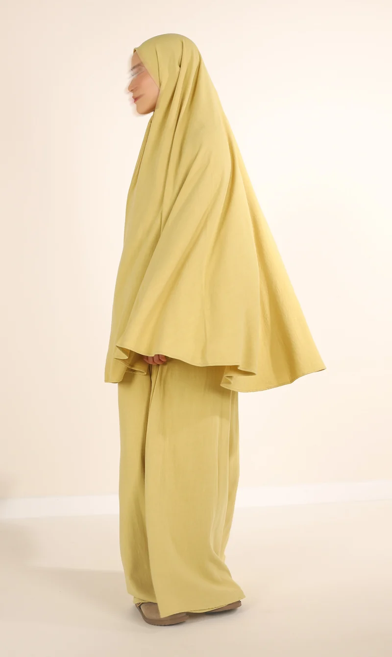 Diamond Khimar (Krawatte) Nila Leinen – Pistazie