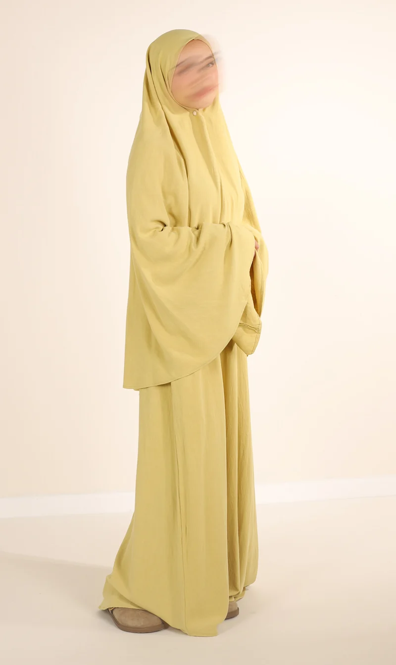 Diamond Khimar (Krawatte) Nila Leinen – Pistazie