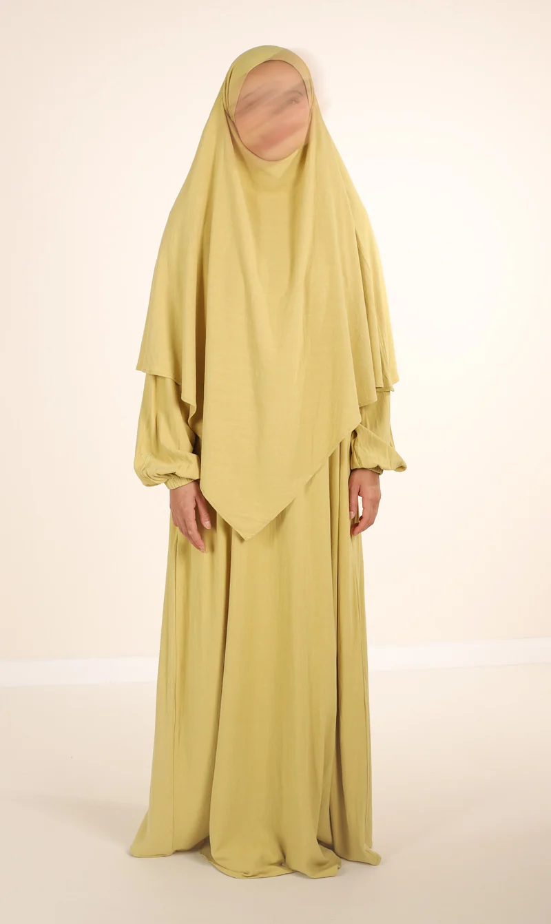 Diamond Khimar (Krawatte) Nila Leinen – Pistazie