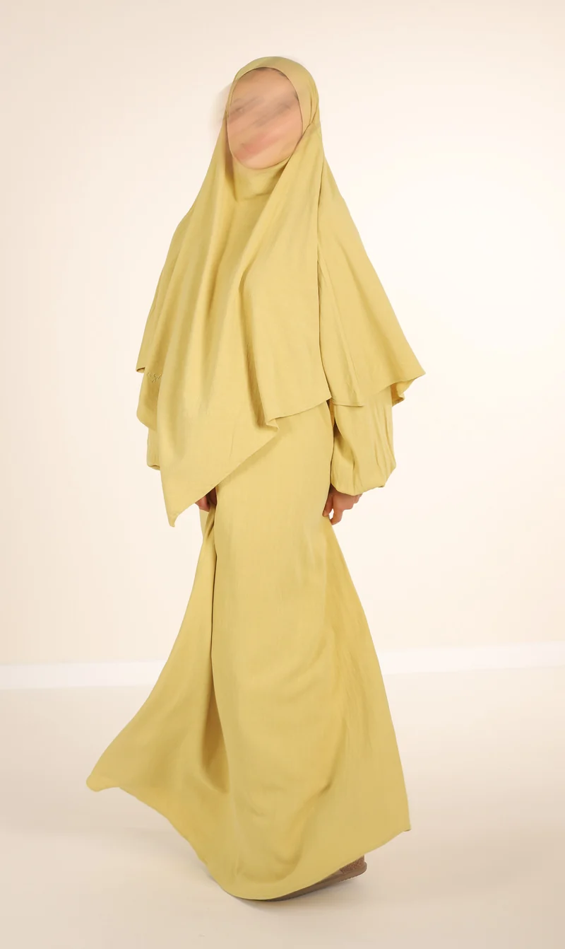 Diamond Khimar (Krawatte) Nila Leinen – Pistazie