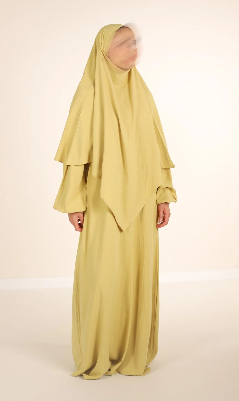 Diamond Khimar (Krawatte) Nila Leinen – Pistazie