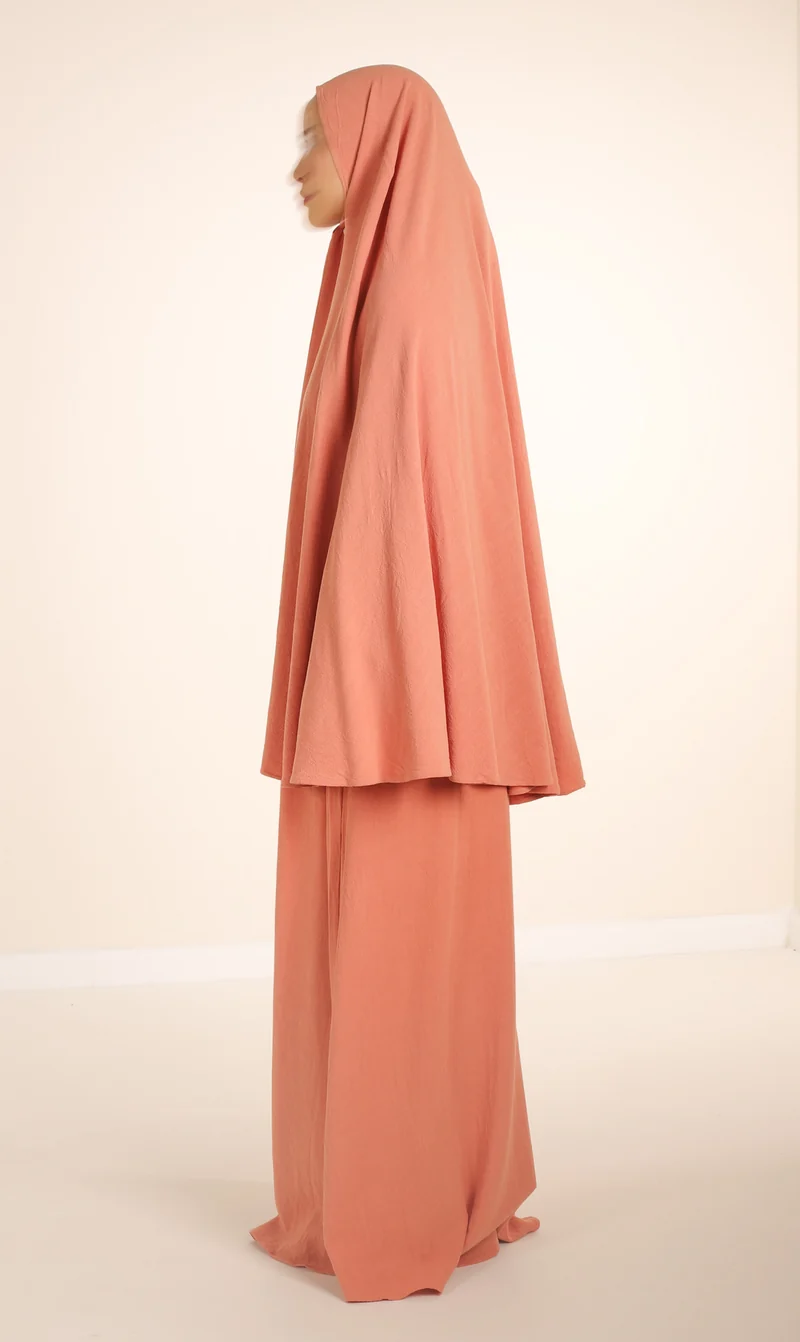 Hip Khimar Nila Leinen - Mocca