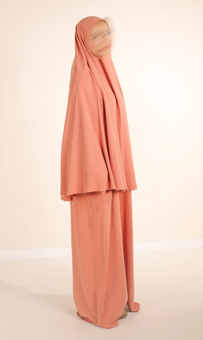 Hip Khimar Nila Leinen - Mocca