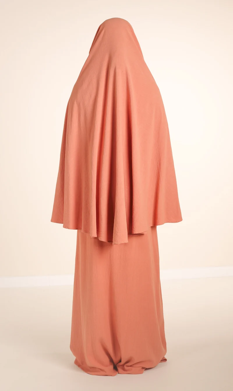 Hip Khimar Nila Leinen - Mocca