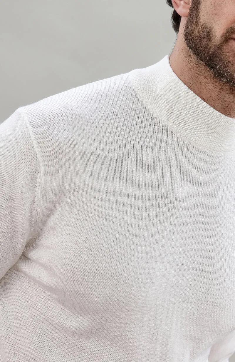 Rollkragenpullover aus extrafeiner Merinowolle für Herren