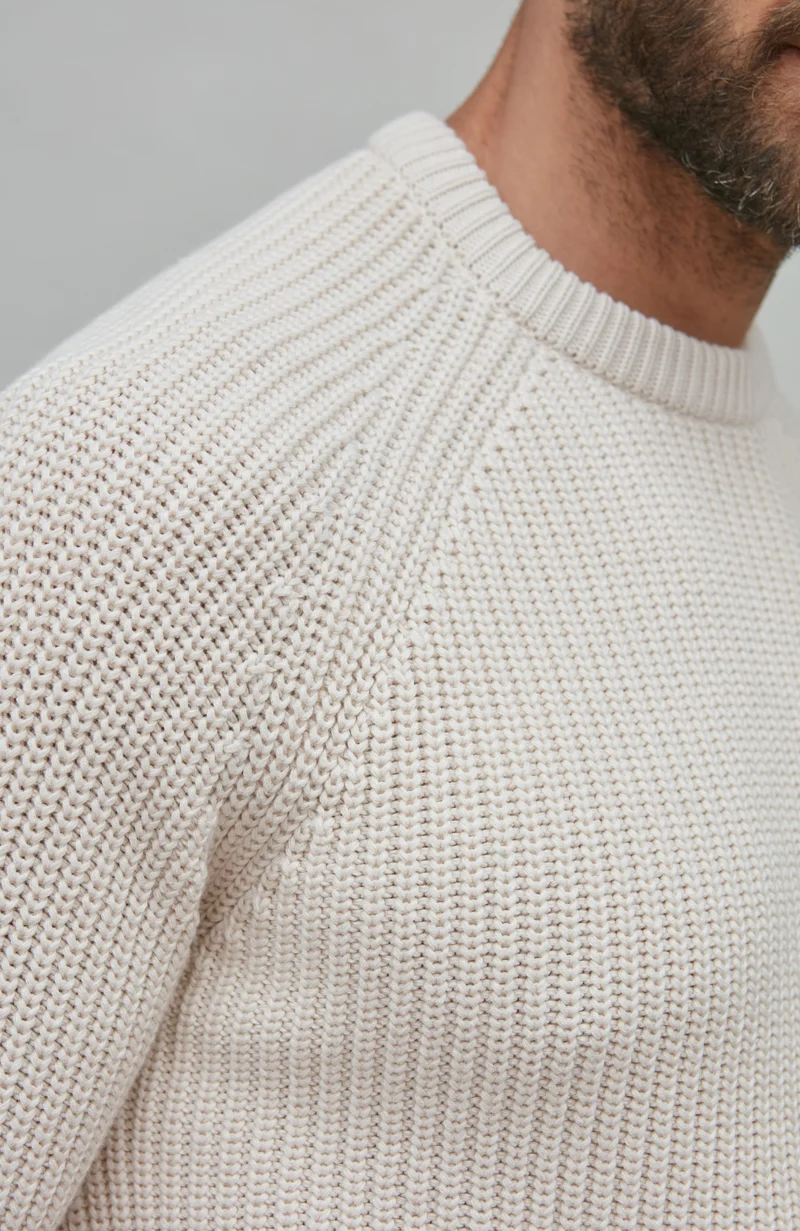 Herren-Pullover aus 100 % Fischer-Rippstrick-Baumwolle
