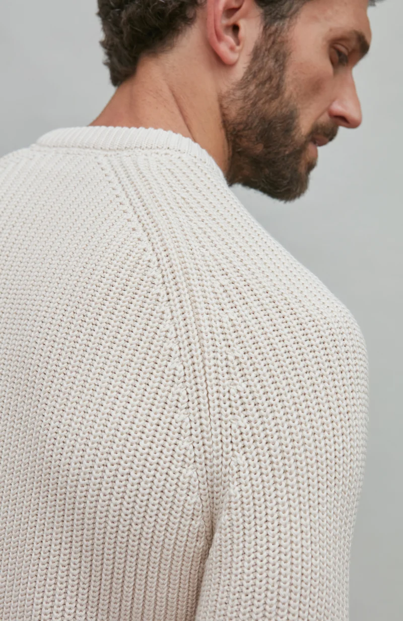 Herren-Pullover aus 100 % Fischer-Rippstrick-Baumwolle