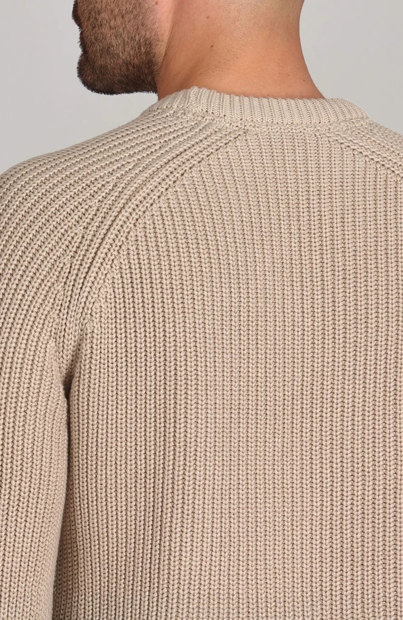 Herren-Pullover aus 100 % Fischer-Rippstrick-Baumwolle