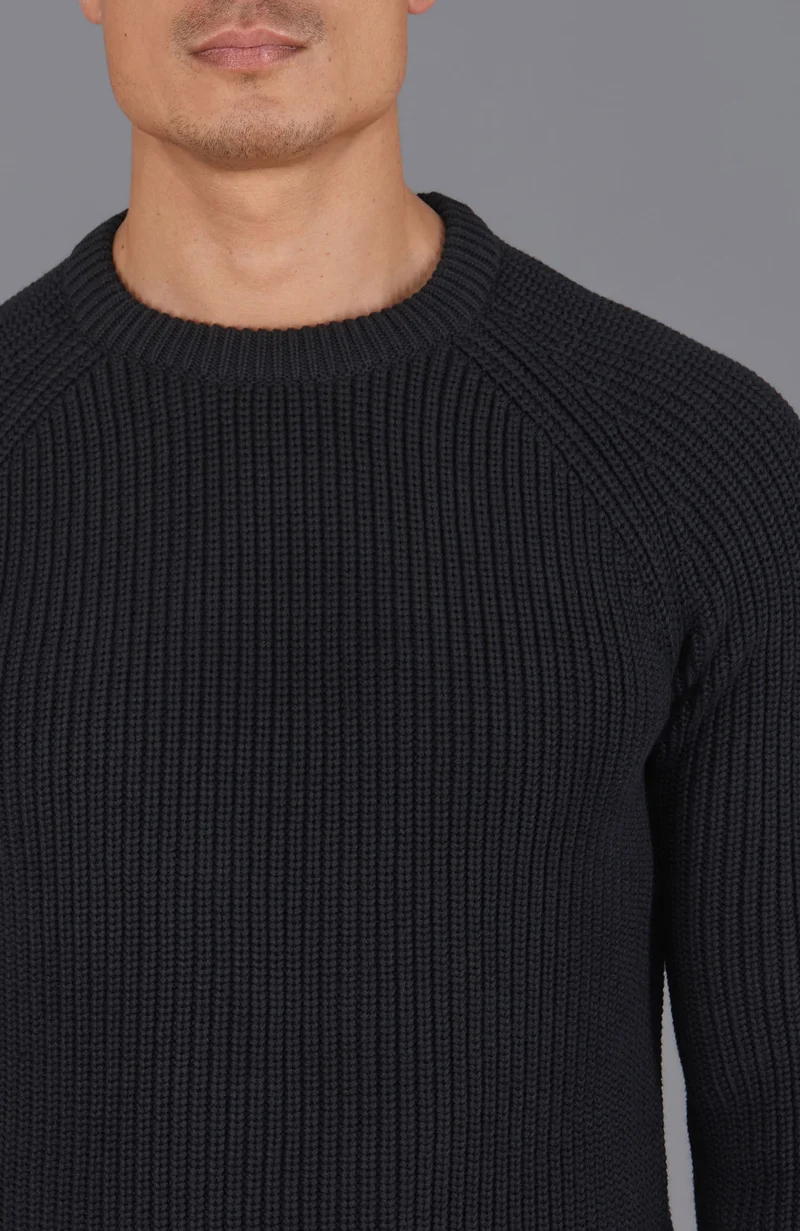 Herren-Pullover aus 100 % Fischer-Rippstrick-Baumwolle