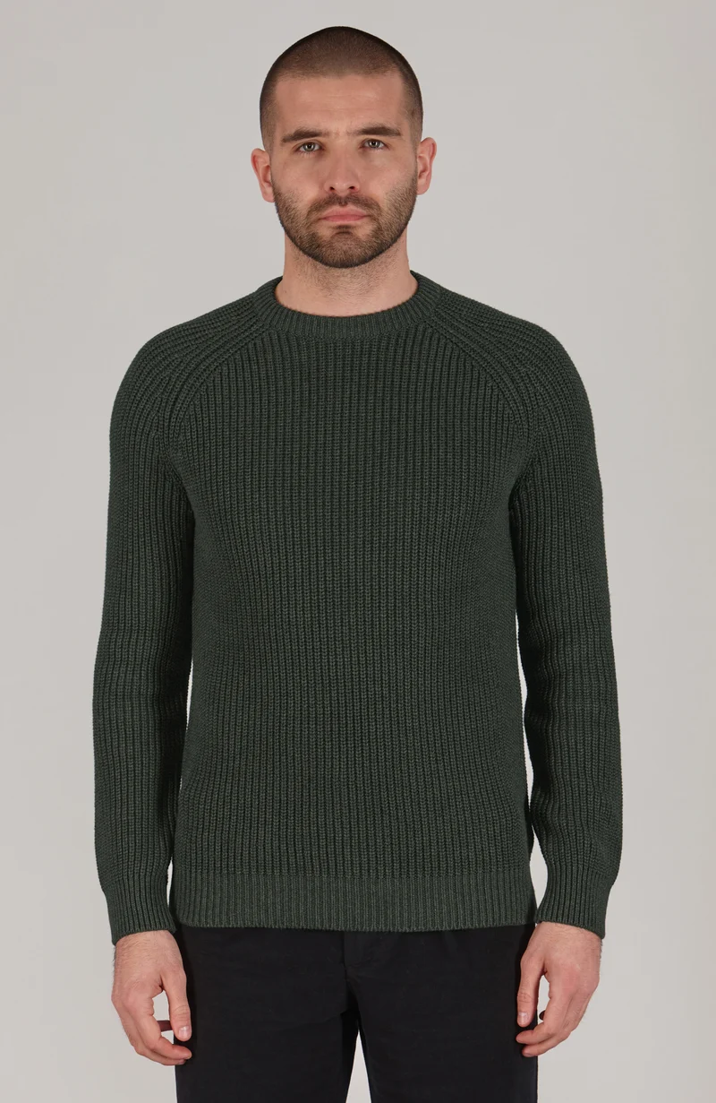 Herren-Pullover aus 100 % Fischer-Rippstrick-Baumwolle