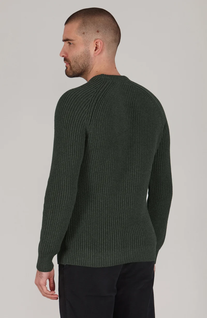 Herren-Pullover aus 100 % Fischer-Rippstrick-Baumwolle