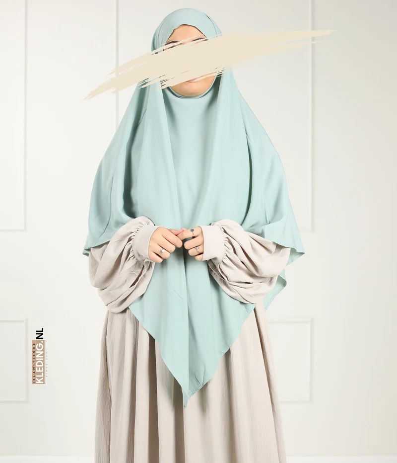 Triangle Khimar - Mint