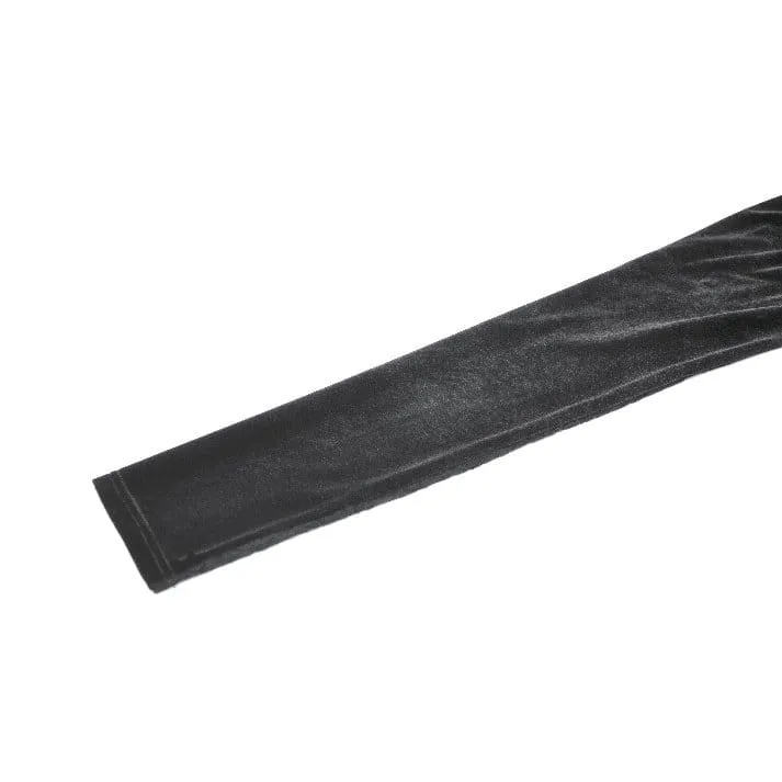 Gothic-Leggings für Damen mit bestickter, transparenter Spitze und Patchwork-Details