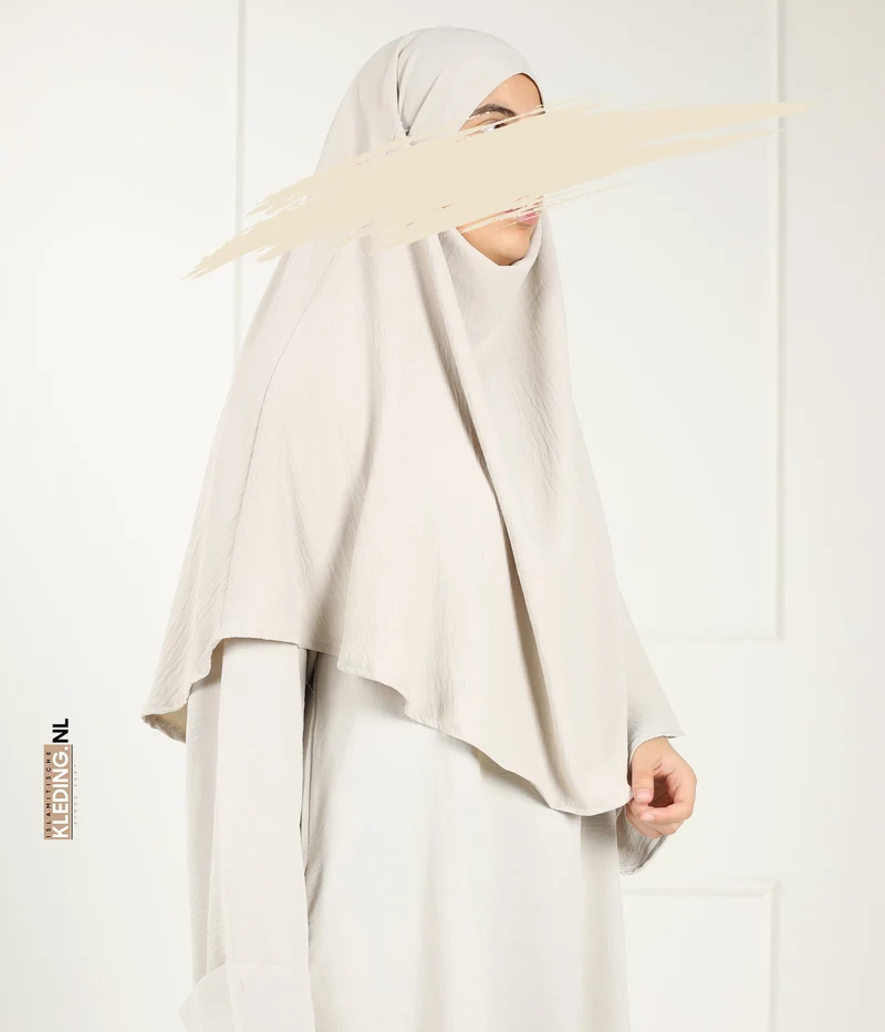 Krawatte zurück Amira Khimar Jazz - Creme