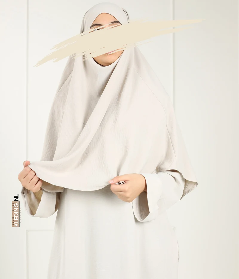 Krawatte zurück Amira Khimar Jazz - Creme