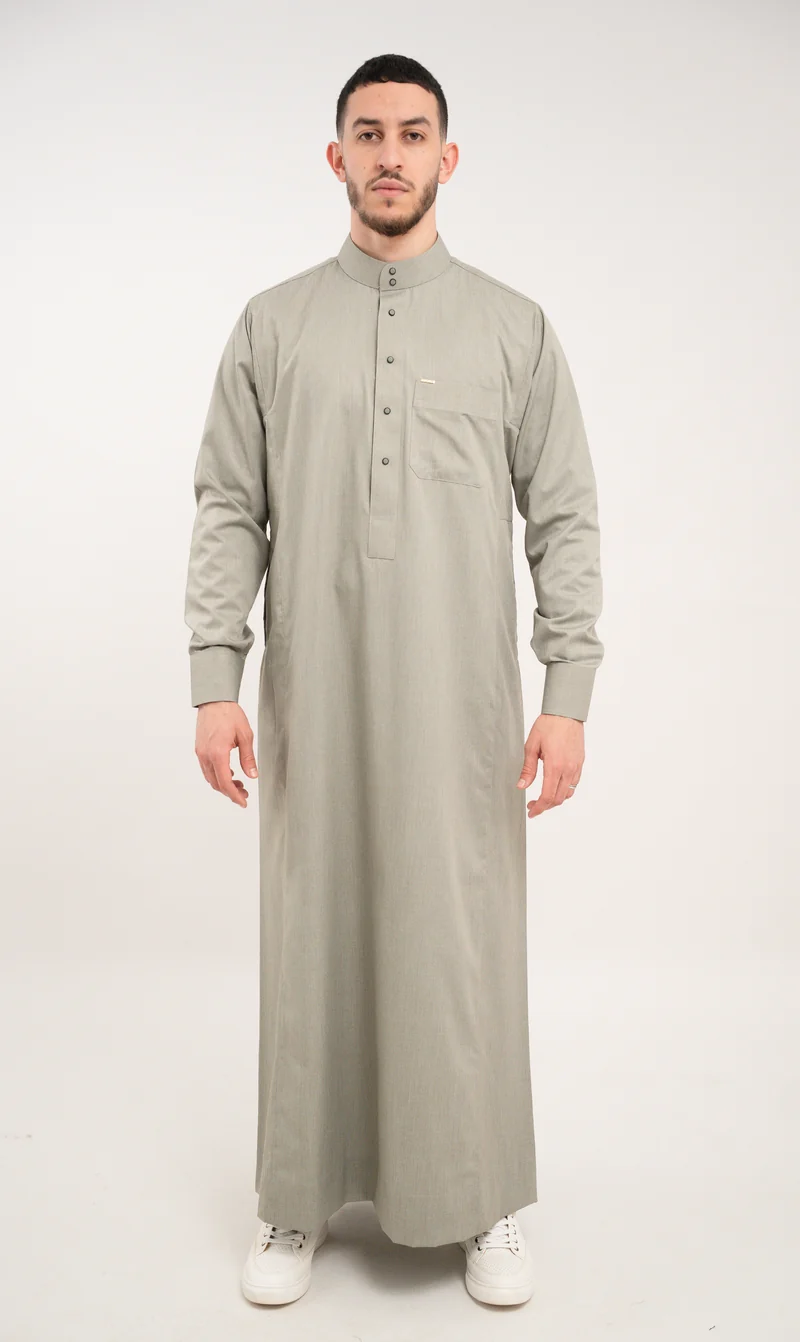 Chino Saudi Qamis - Grey N