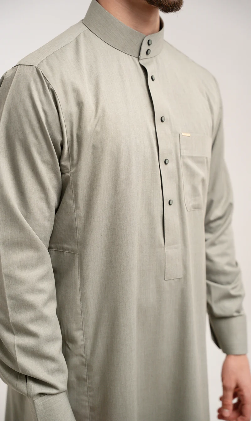 Chino Saudi Qamis - Grey N