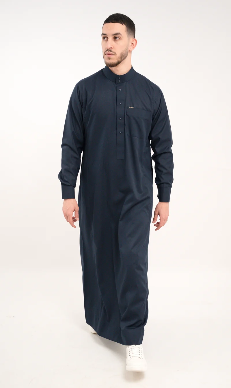 Chino Saudi Qamis - Navy N.