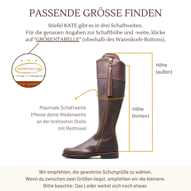 REITSTIEFEL KATE • Feine Sohle