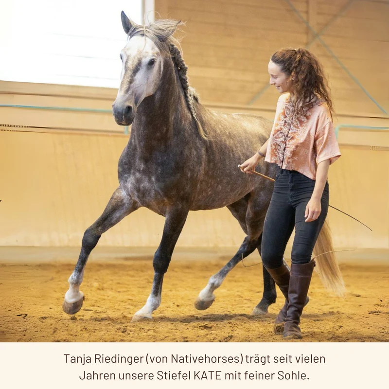 REITSTIEFEL KATE • Feine Sohle