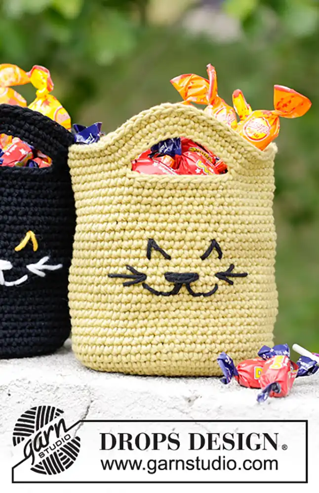 Bonbontasche Cat Tricks (Häkelset)