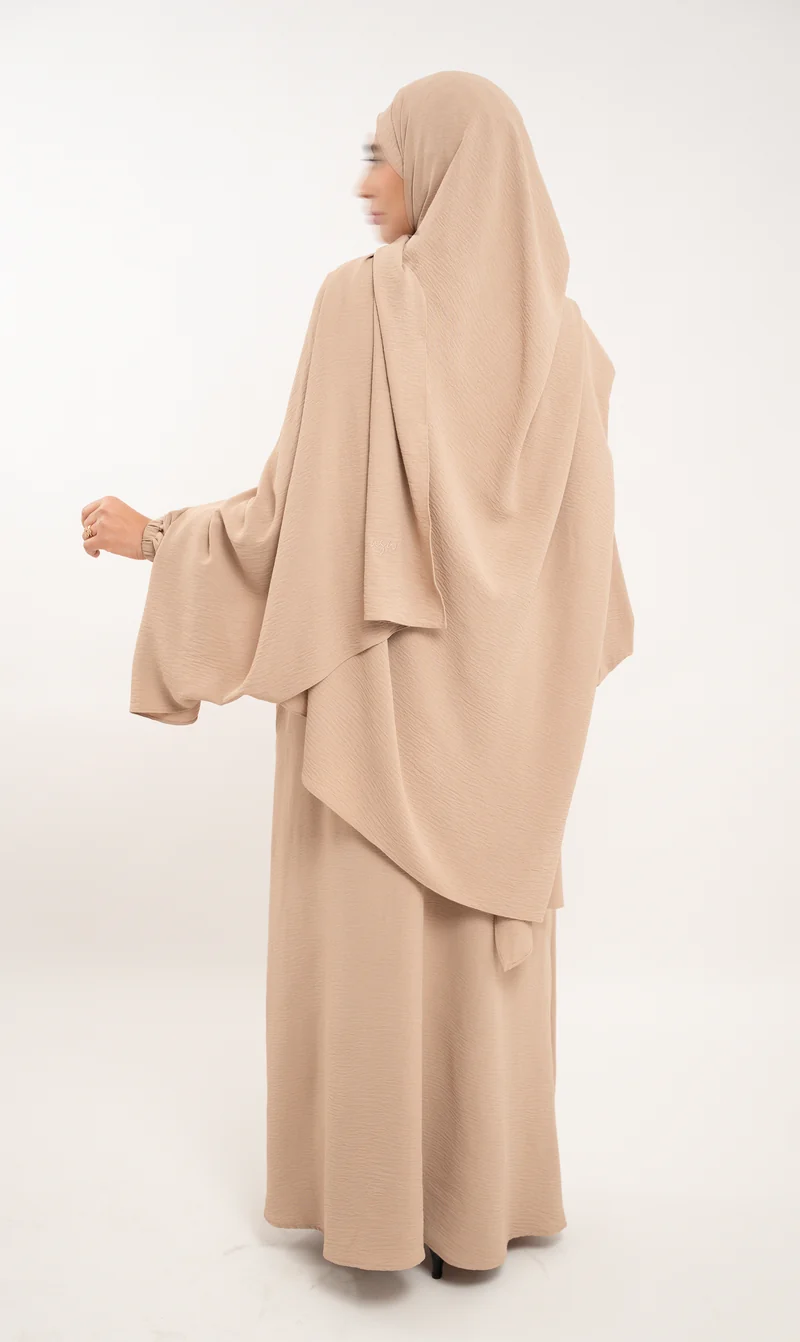 A-Linien-Puff-Jazz-Abaya R - Taupe