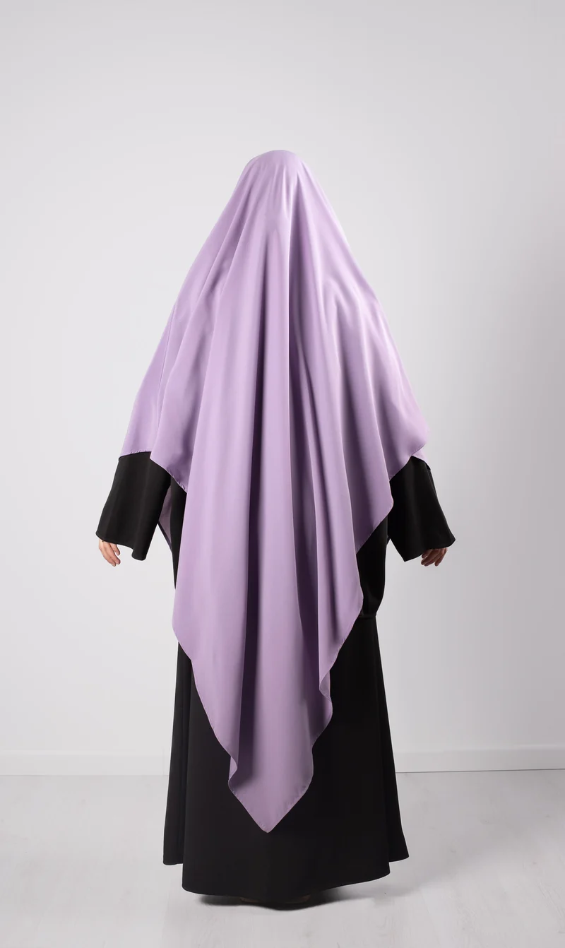 XL Dreieck Khimar - Orchidee