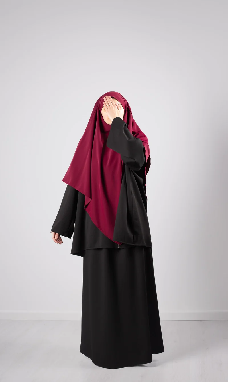 Doppeldiamant KHIMAR MEDINI Seide - Bordeaux